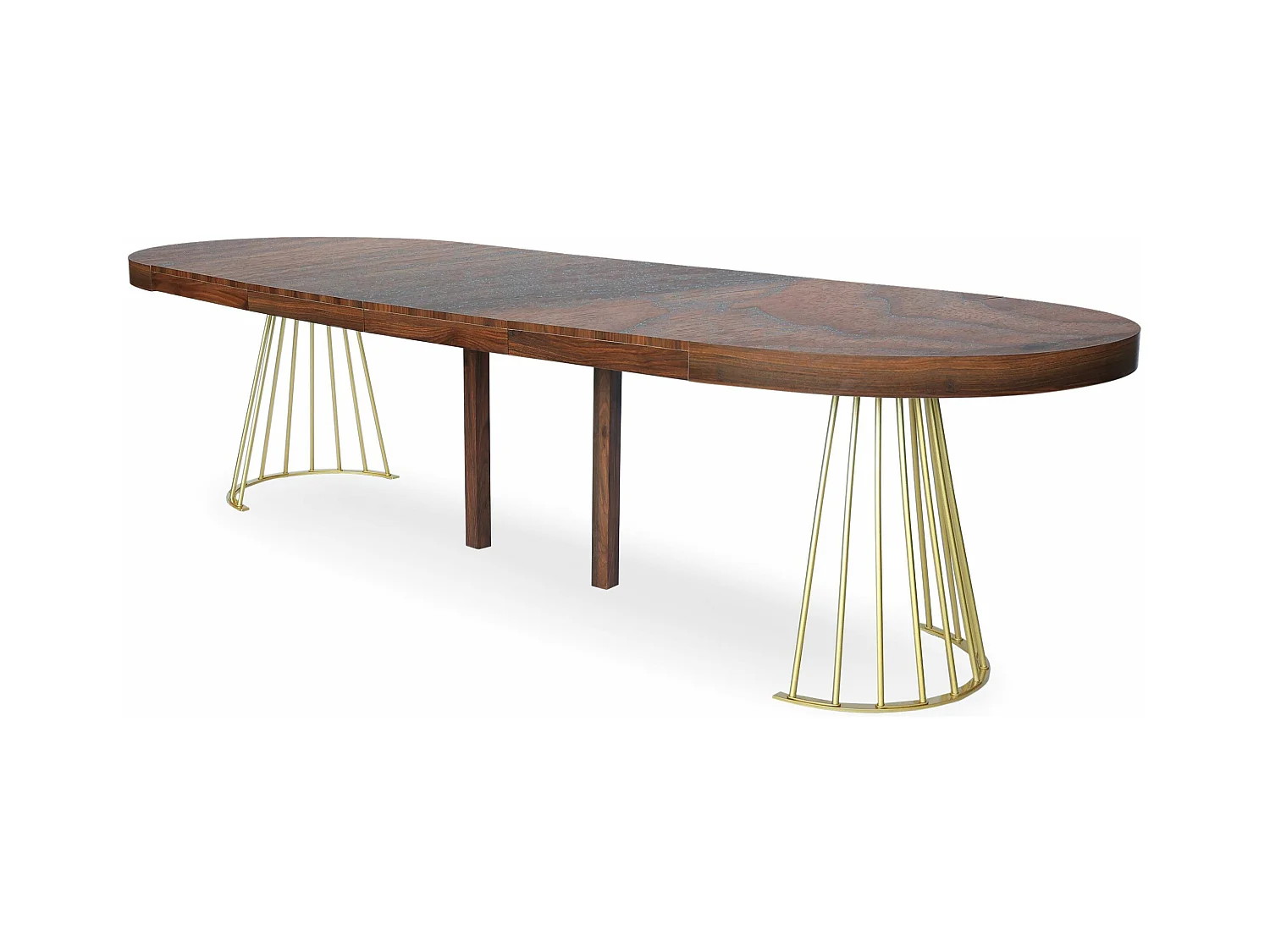 Table de Repas Extensible "Resoa" 110-260cm Noisette