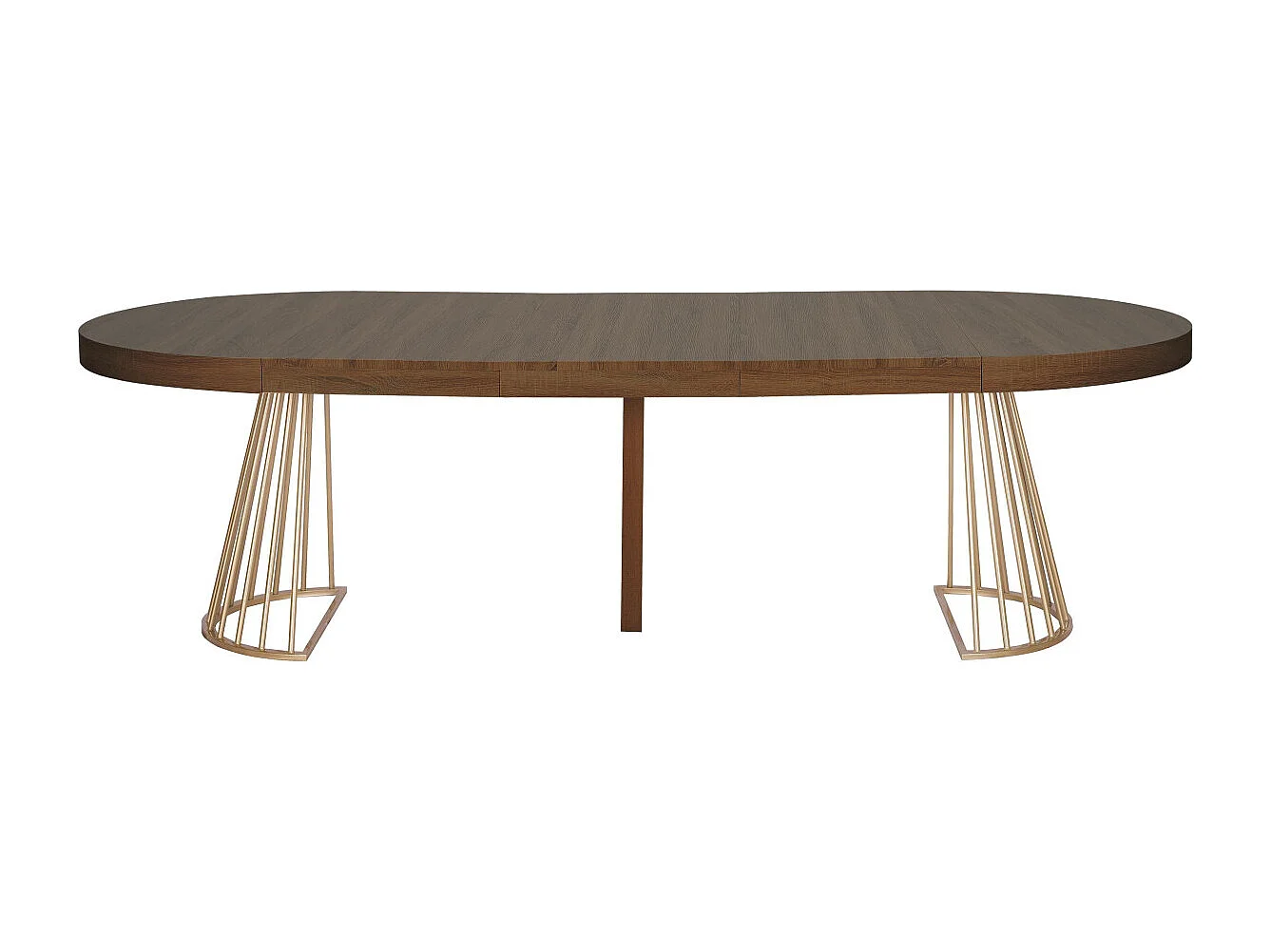 Table de Repas Extensible "Resoa" 110-260cm Noisette