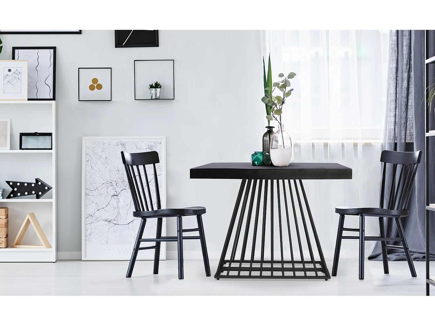Table Extensible Design "Build II" 90-240cm Noir
