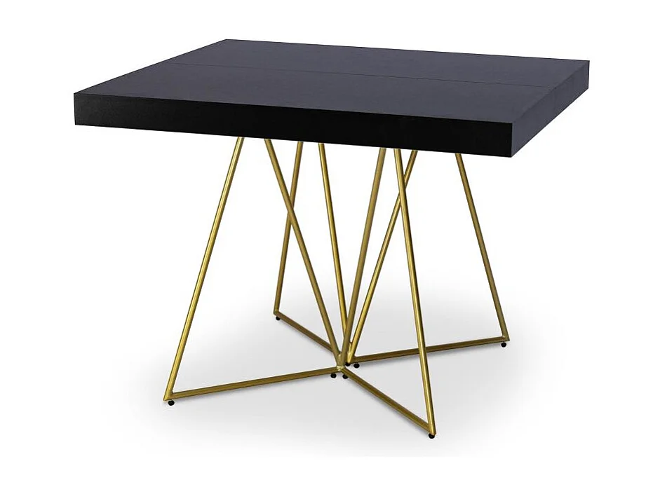 Table de Repas Extensible "Lanei" 90-240cm Noir