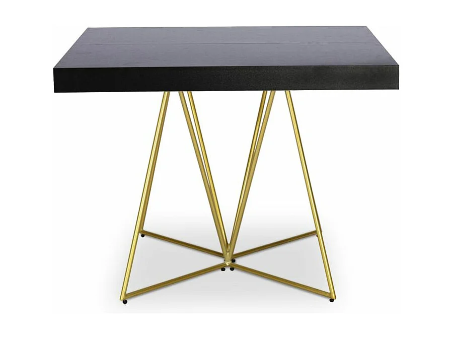 Table de Repas Extensible "Lanei" 90-240cm Noir