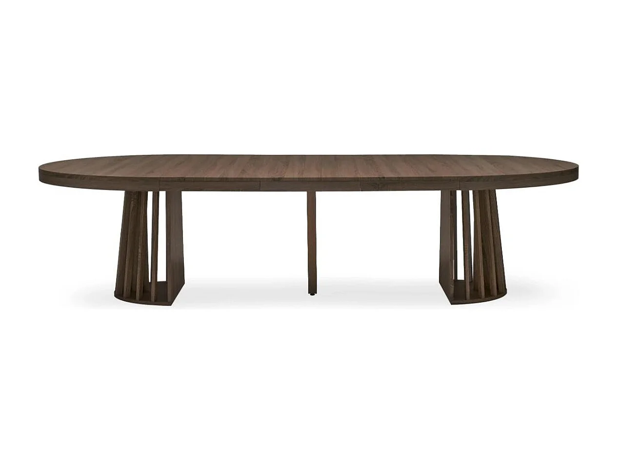 Table de Repas Extensible "Laize" 150-300cm Noisette