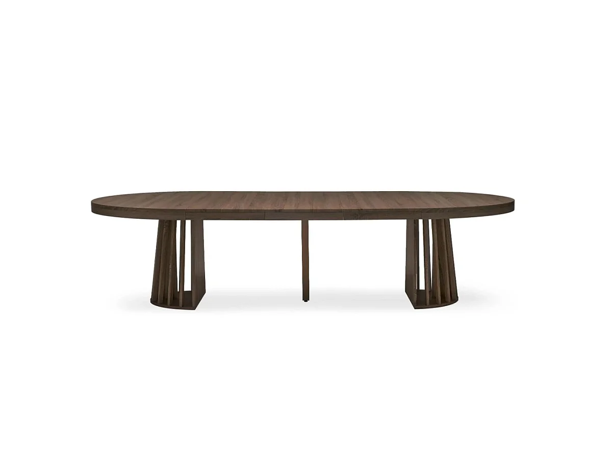Table de Repas Extensible "Laize" 150-300cm Noisette