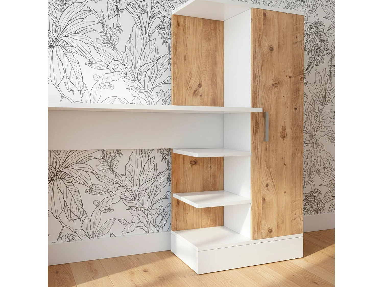 Table à Manger Extensible "Freida" 90-180cm Noir Mat