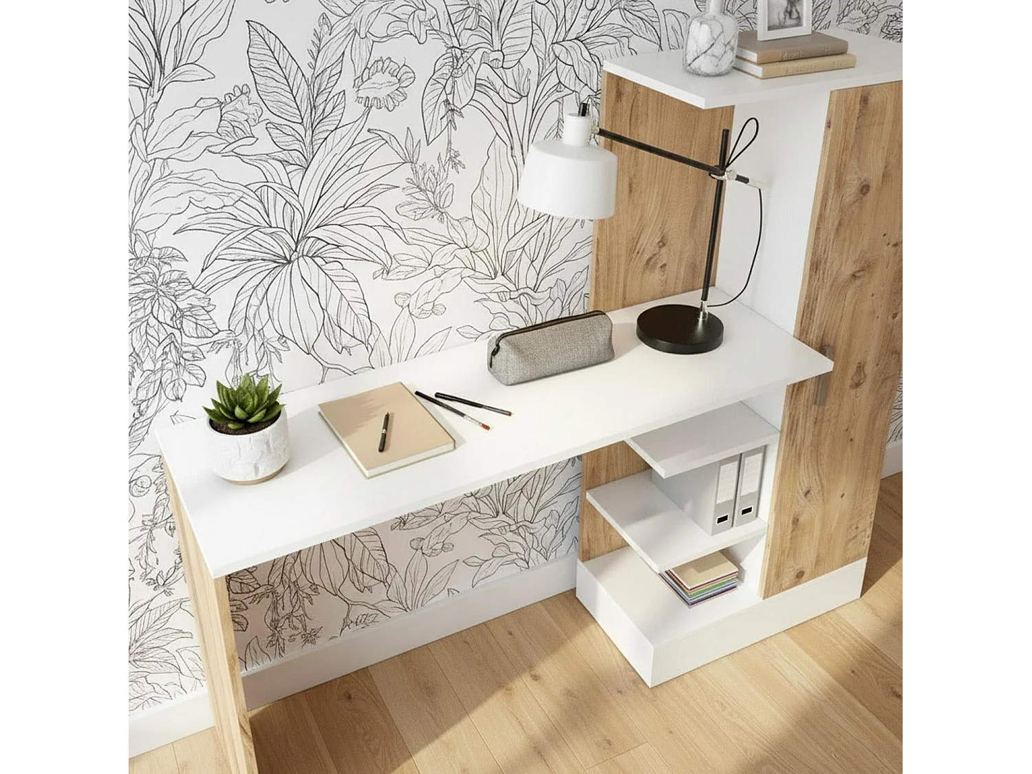 Table à Manger Extensible "Freida" 90-180cm Noir Mat