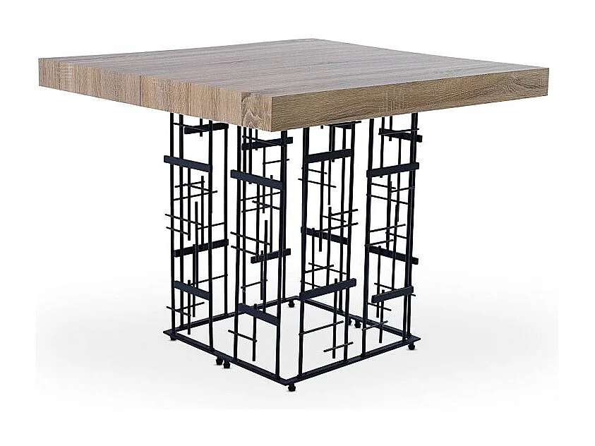 Table à Manger Extensible "Marsha" 90-240cm Marron