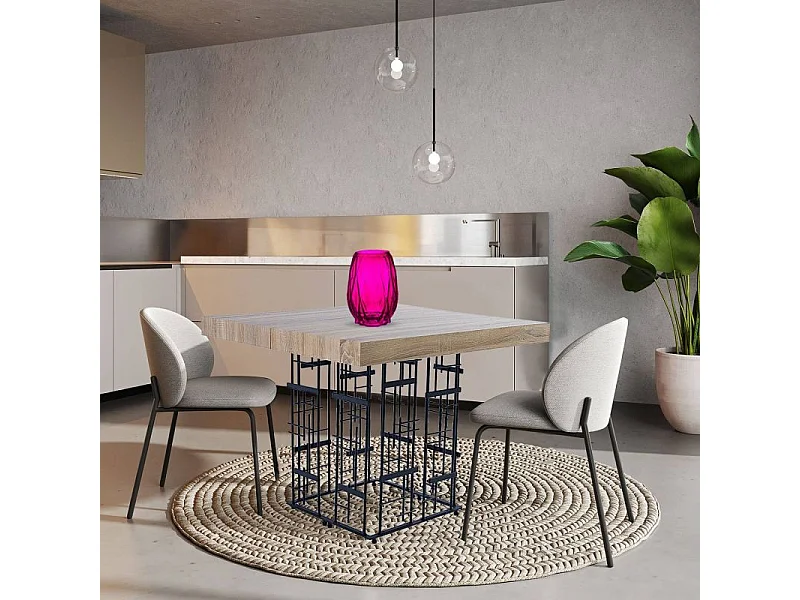 Table à Manger Extensible "Marsha" 90-240cm Marron