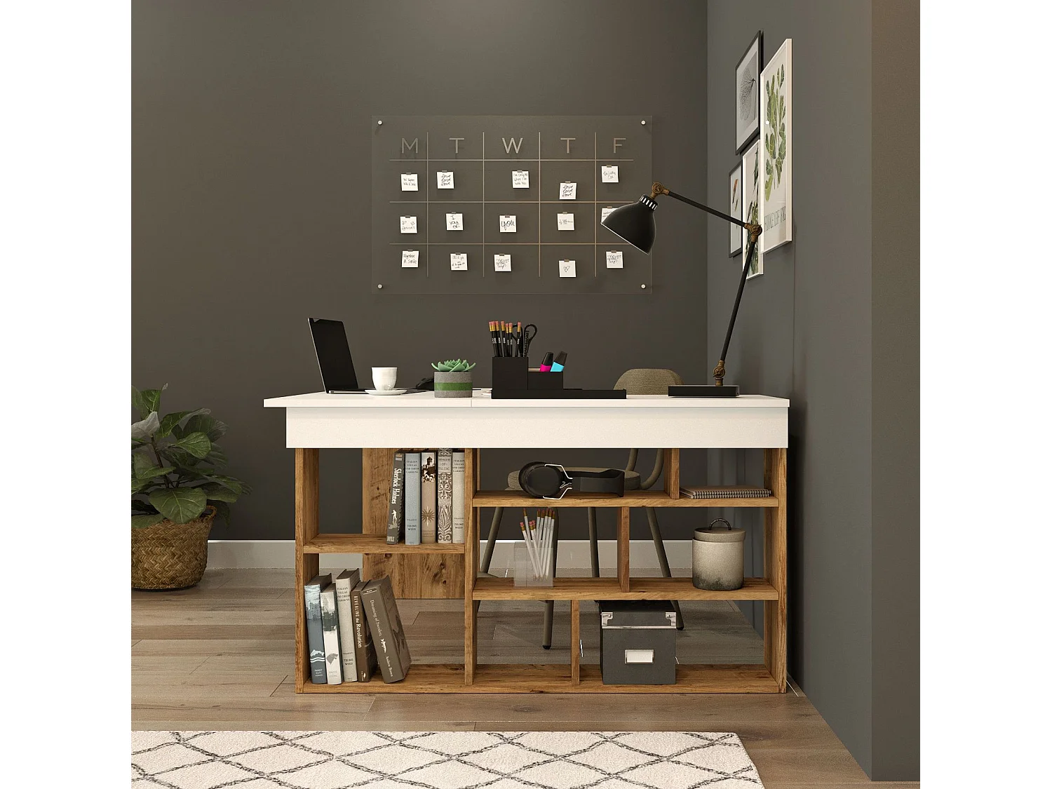 Table à Manger Extensible "Marsha" 90-240cm Marron