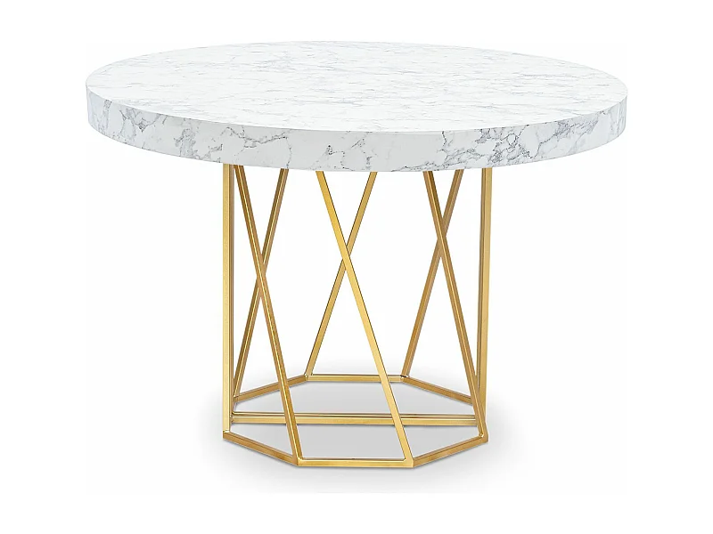 Table de Repas Extensible "Janina" 110-260cm Blanc