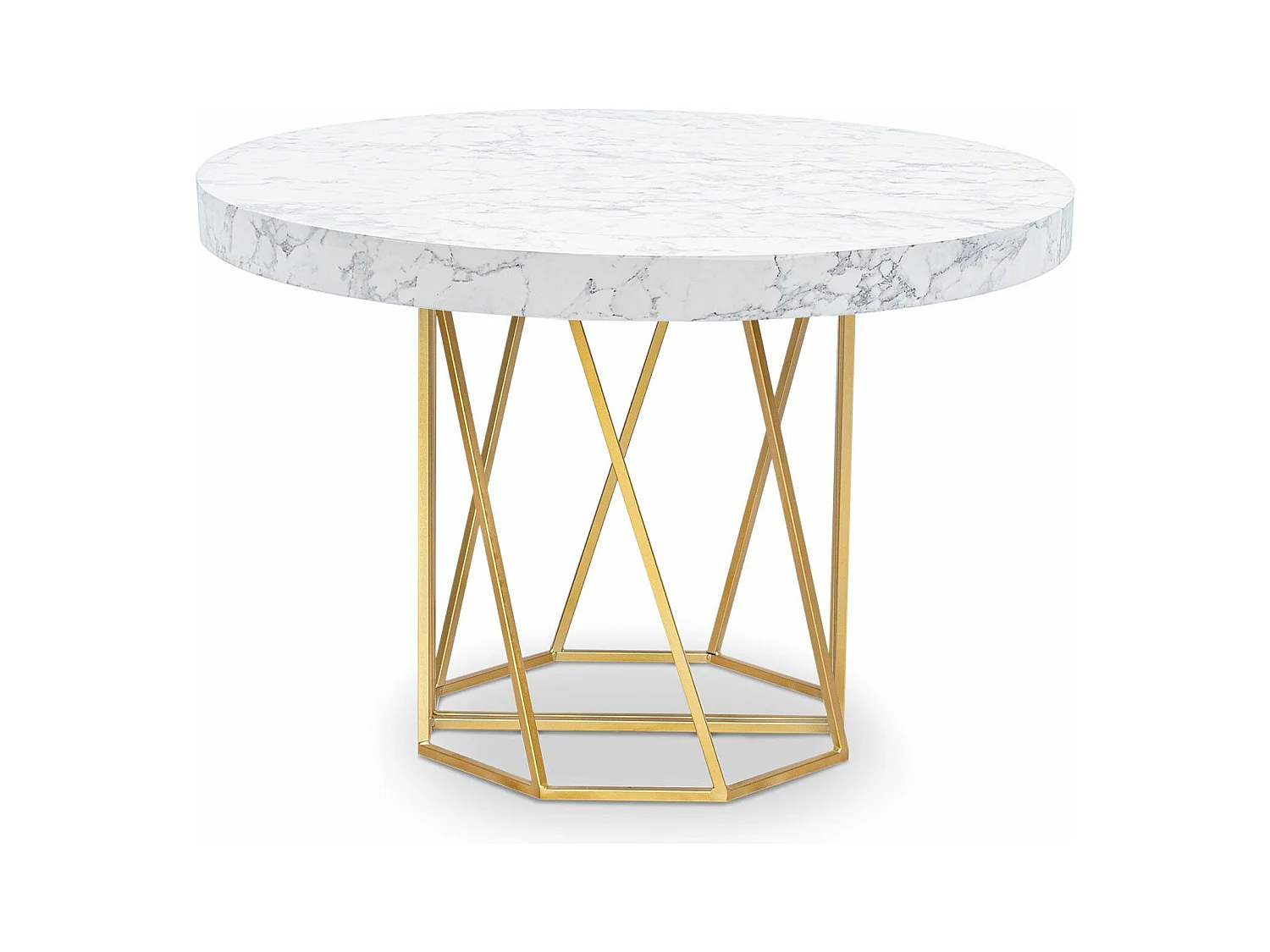 Table de Repas Extensible "Janina" 110-260cm Blanc