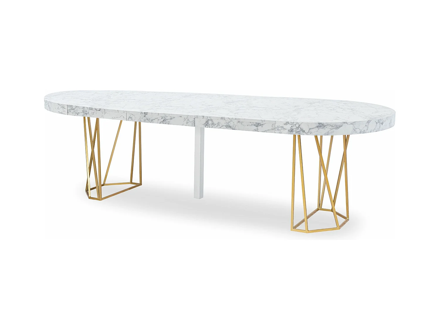 Table de Repas Extensible "Janina" 110-260cm Blanc