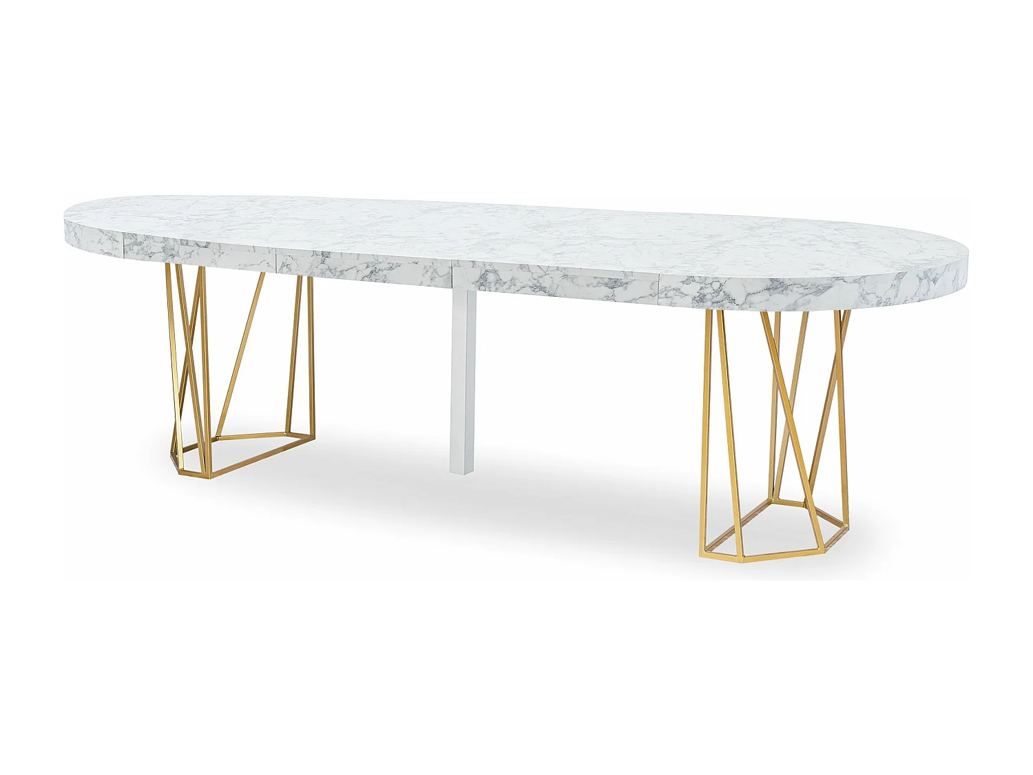 Table de Repas Extensible "Janina" 110-260cm Blanc