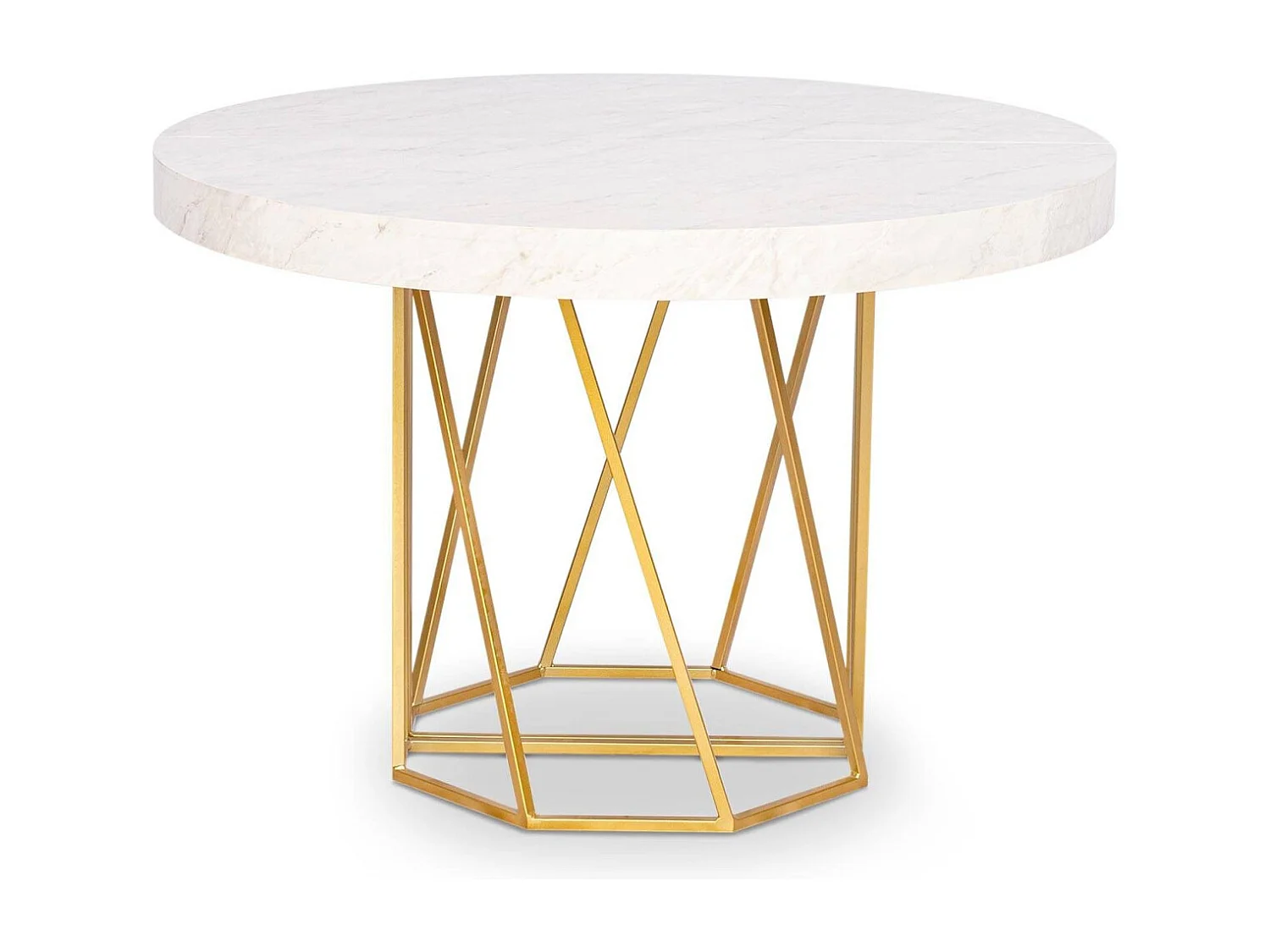 Table de Repas Extensible "Janina" 110-260cm Blanc