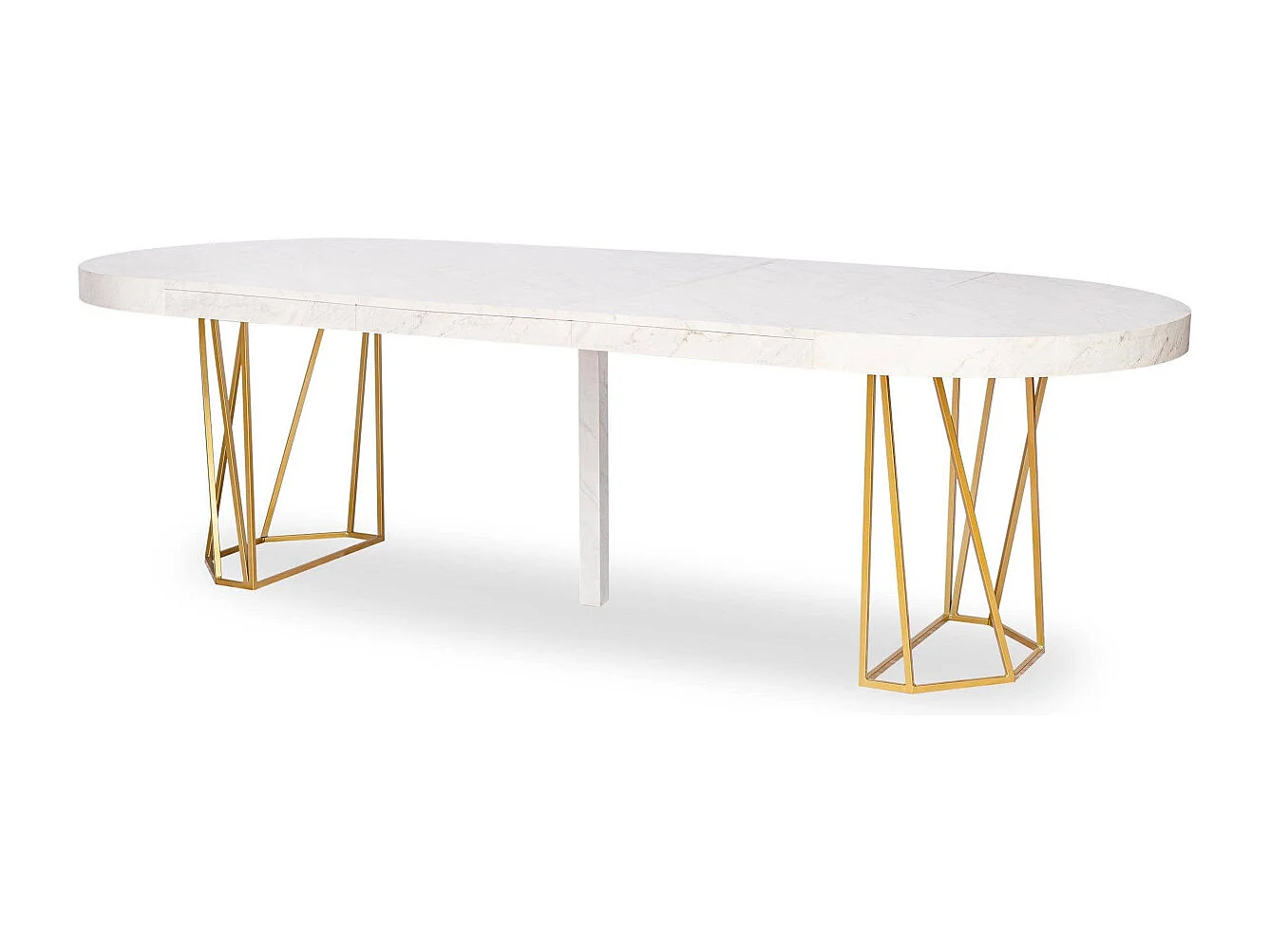 Table de Repas Extensible "Janina" 110-260cm Blanc