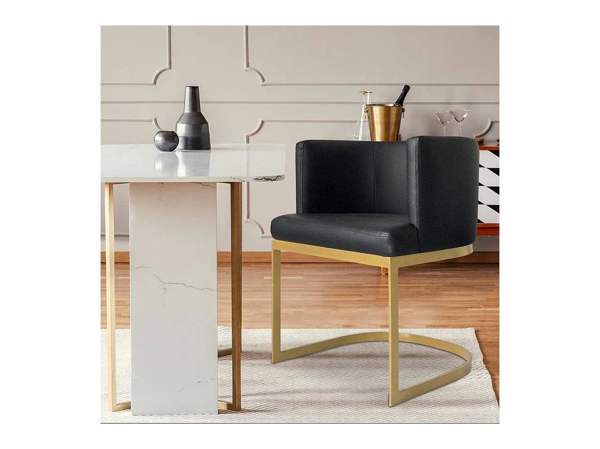 Chaise Design "Noemy" 75cm Noir