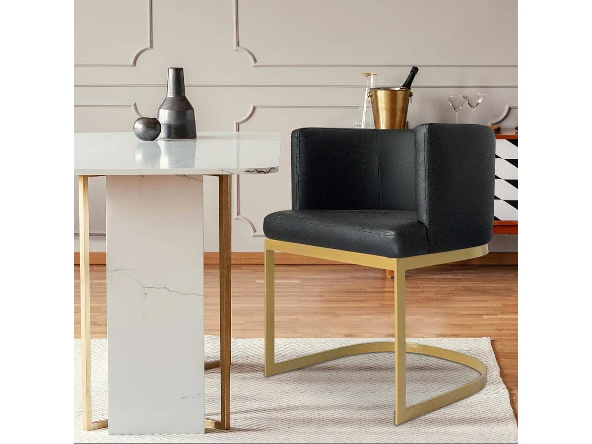 Chaise Design "Noemy" 75cm Noir