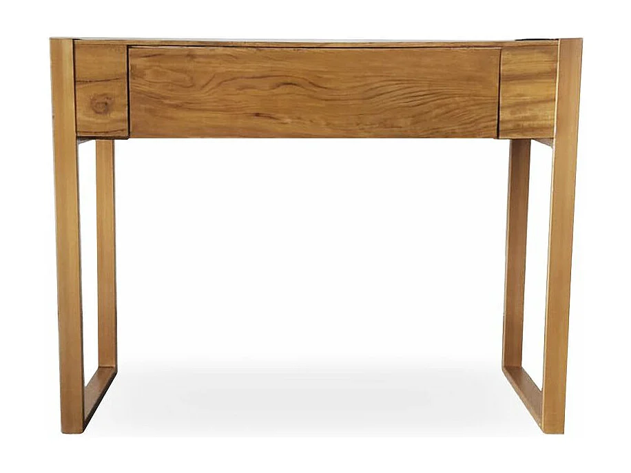 Bureau 1 Tiroir en Bois "Nicoleta" 111cm Naturel