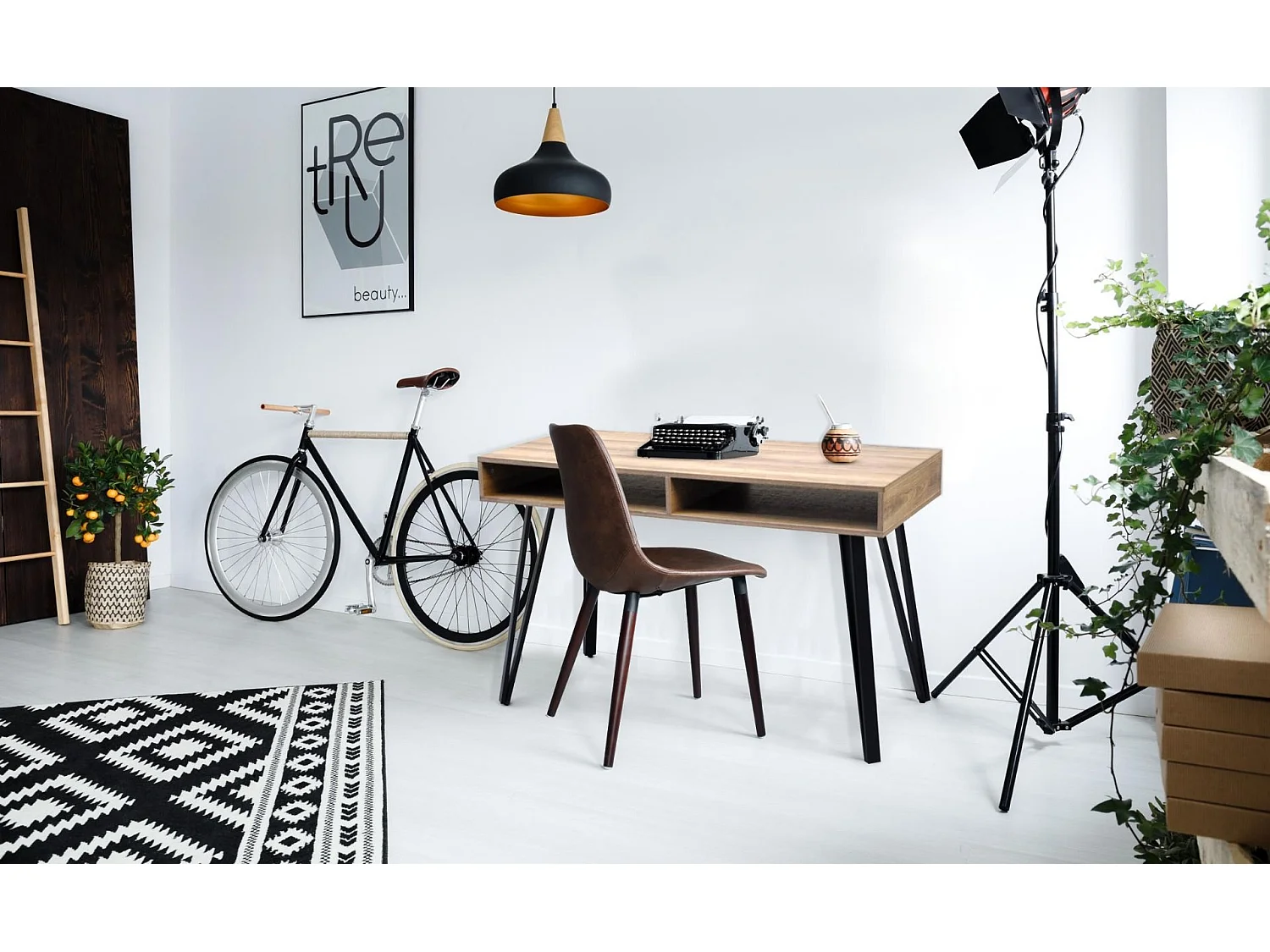 Bureau Riviera Chêne Foncé