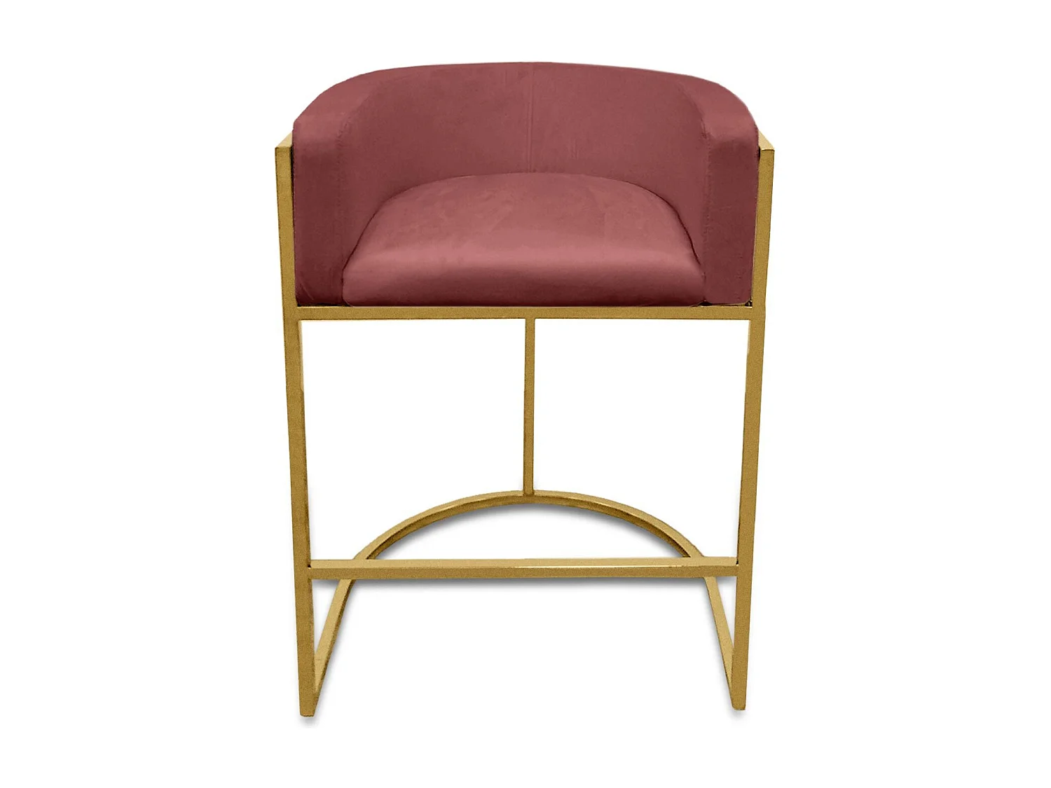 Chaise de Bar Design "Neyho" 96cm Rose