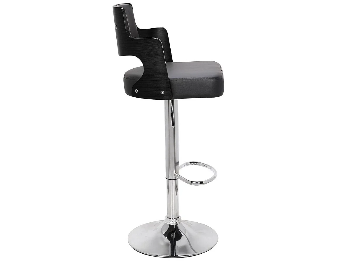 Lot de 2 Chaises de Bar "Paddington" 90-110cm Noir