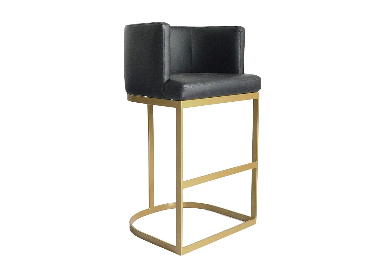Chaise de Bar Design "Noemy" 100cm Noir