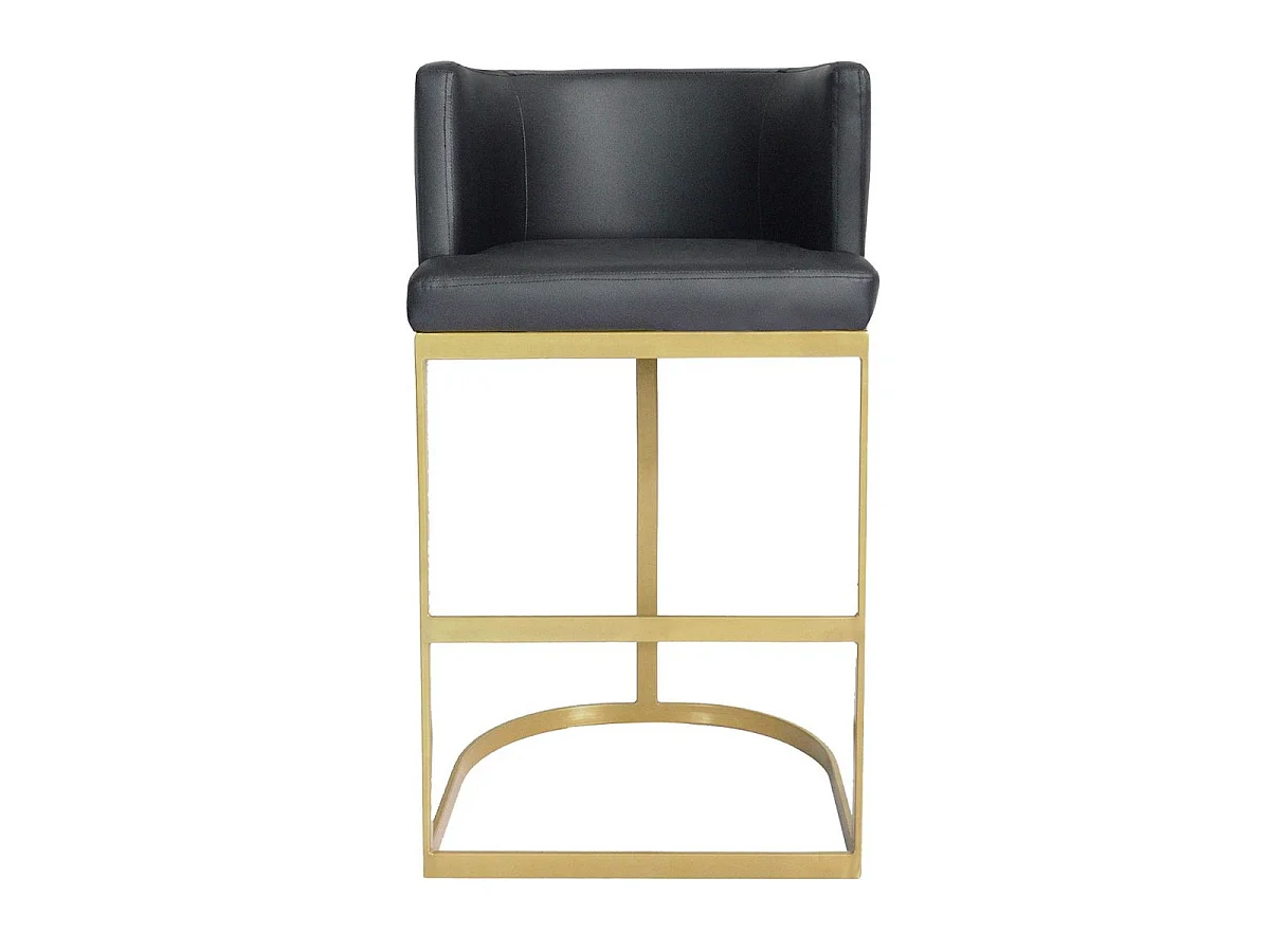 Chaise de Bar Design "Noemy" 100cm Noir