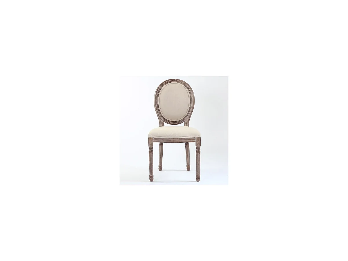 Lot de 20 Chaises Médaillon "Versailles" 96cm Beige