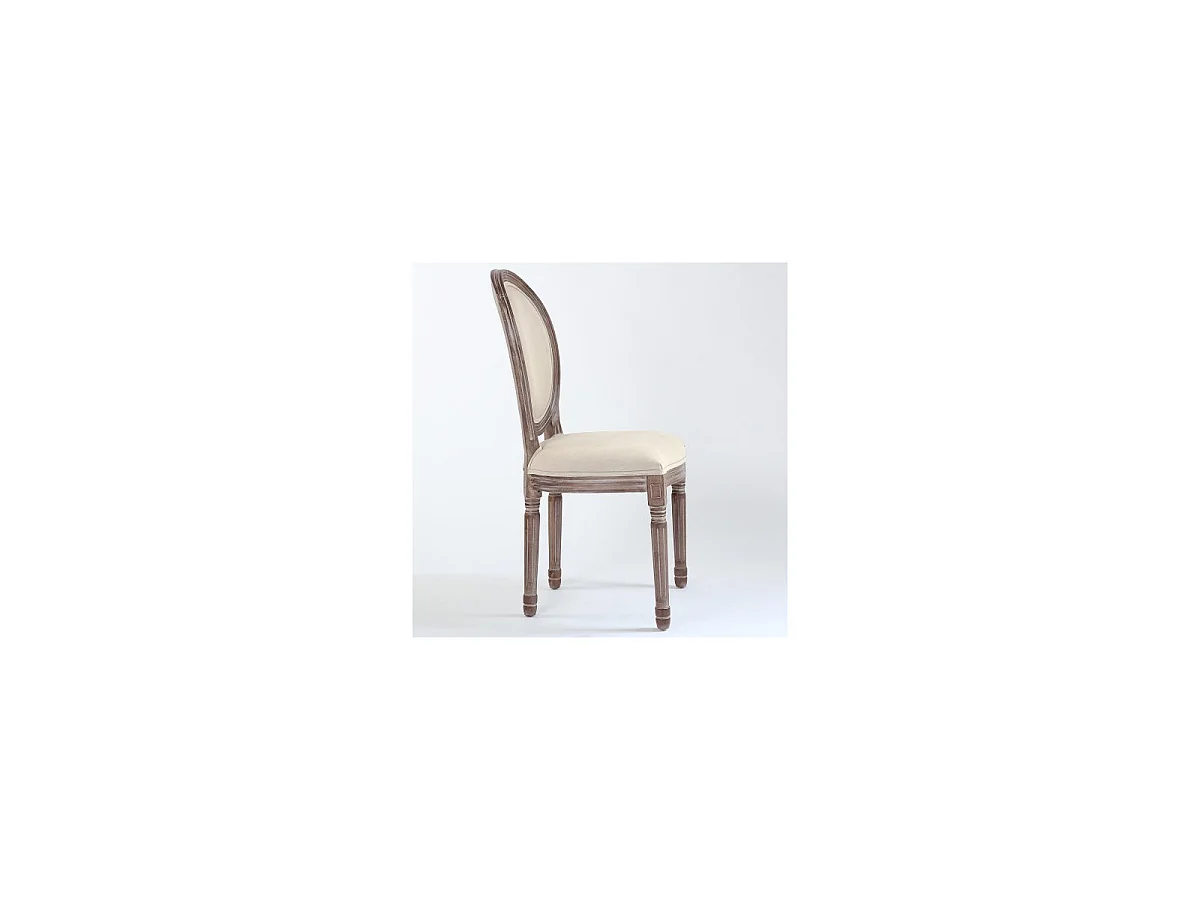 Lot de 20 Chaises Médaillon "Versailles" 96cm Beige