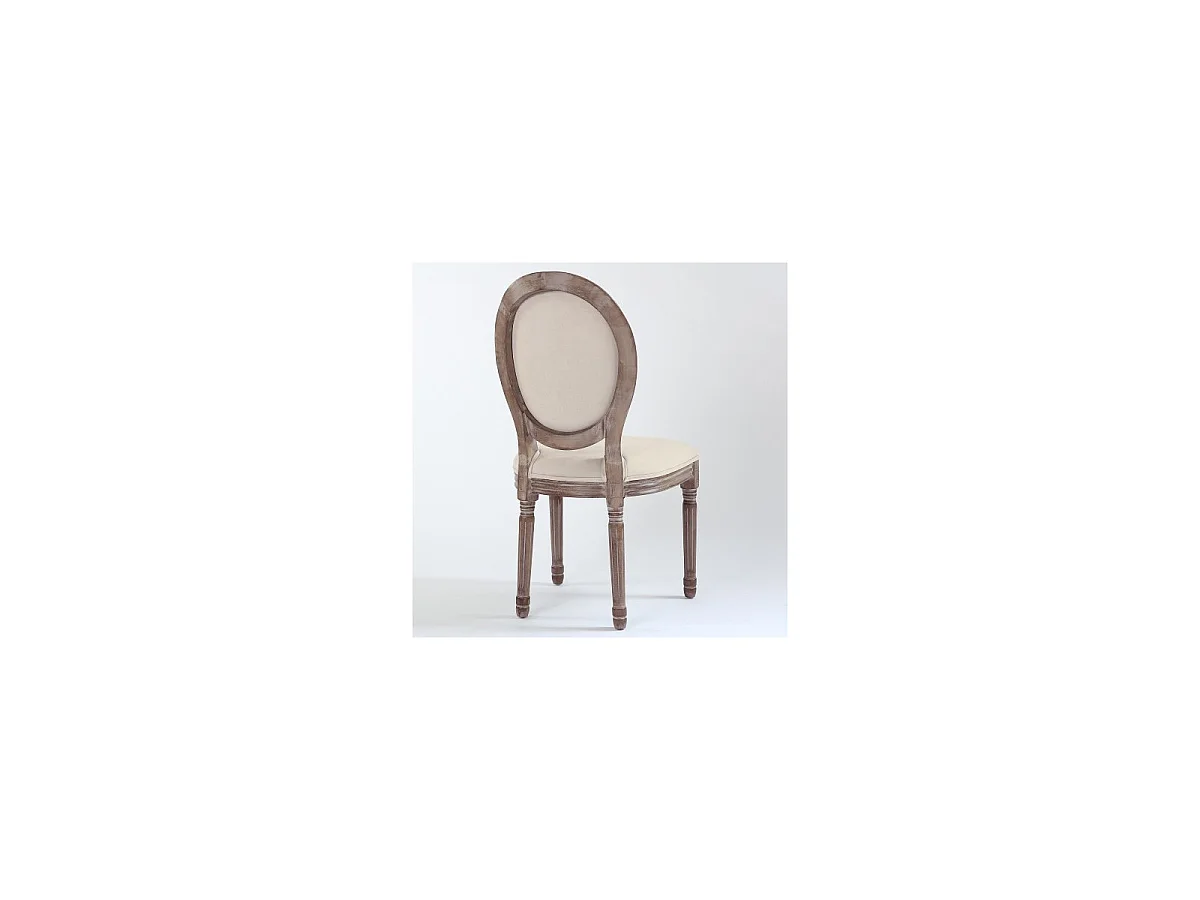 Lot de 20 Chaises Médaillon "Versailles" 96cm Beige