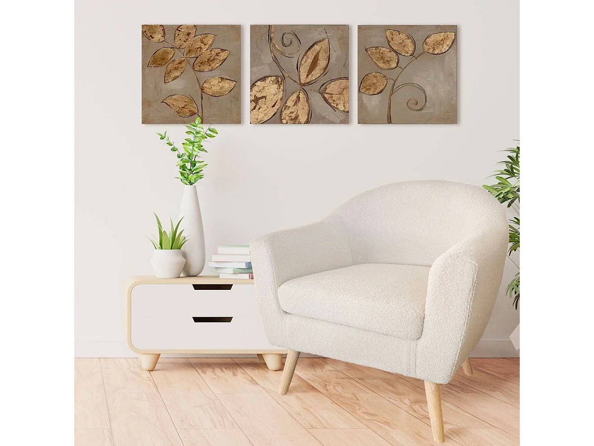 Fauteuil Scandinave en Bouclette Lainée "Delia" 79cm Crème