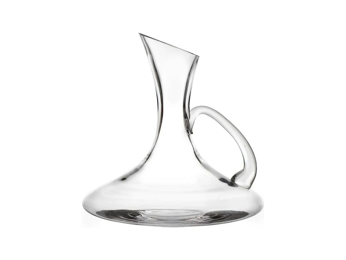 Carafe à Décanter avec Anse "Evasé" 1,25L Transparent