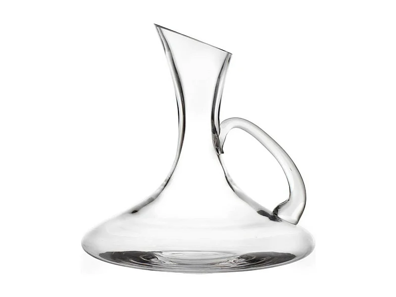 Carafe à Décanter avec Anse "Evasé" 1,25L Transparent