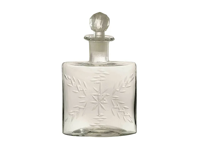 Carafe Design en Verre "Ovale" 22cm Transparent