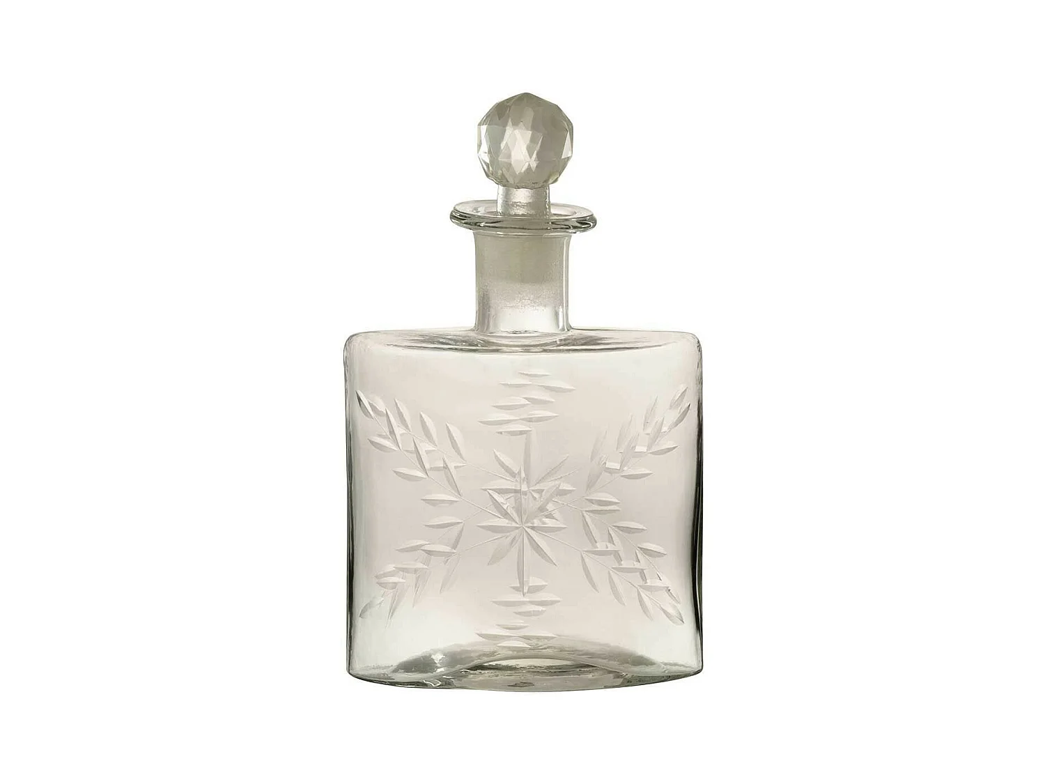 Carafe Design en Verre "Ovale" 22cm Transparent