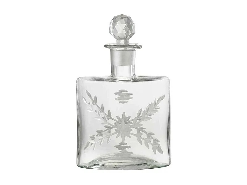 Carafe Design en Verre "Chloé" 23cm Transparent