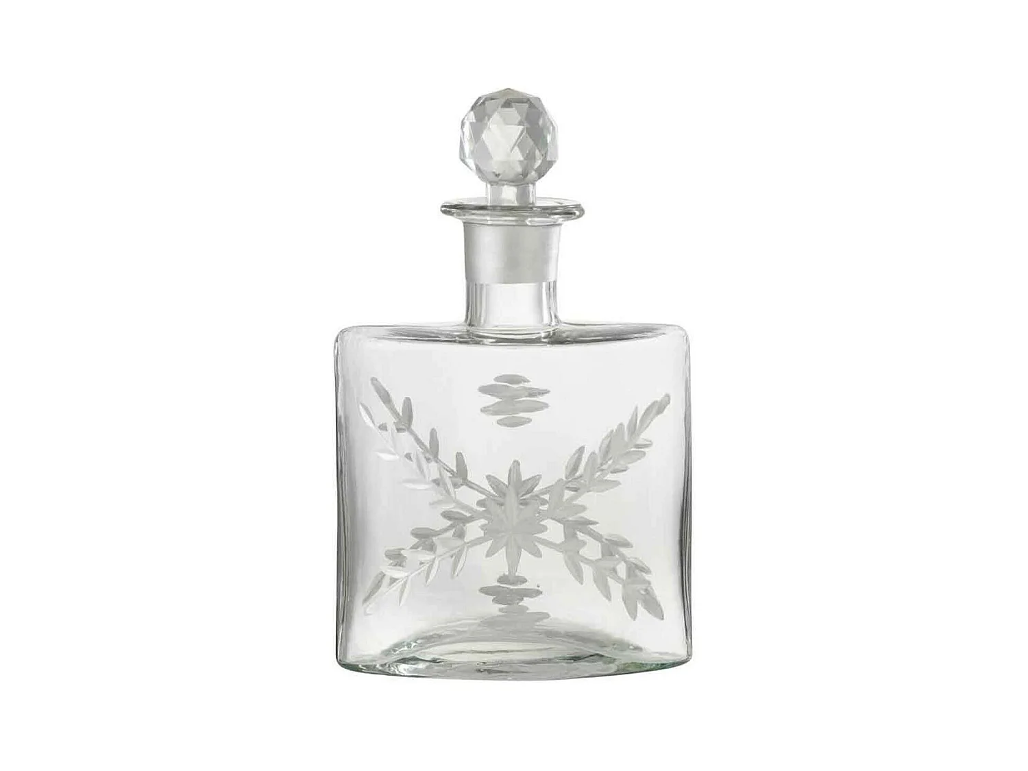 Carafe Design en Verre "Chloé" 23cm Transparent