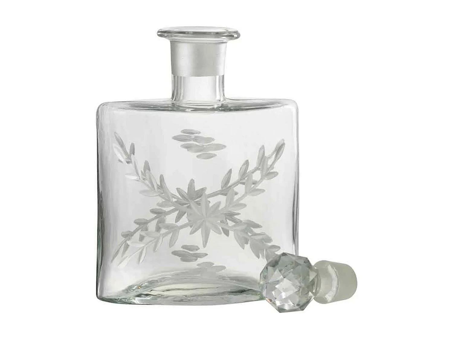 Carafe Design en Verre "Chloé" 23cm Transparent