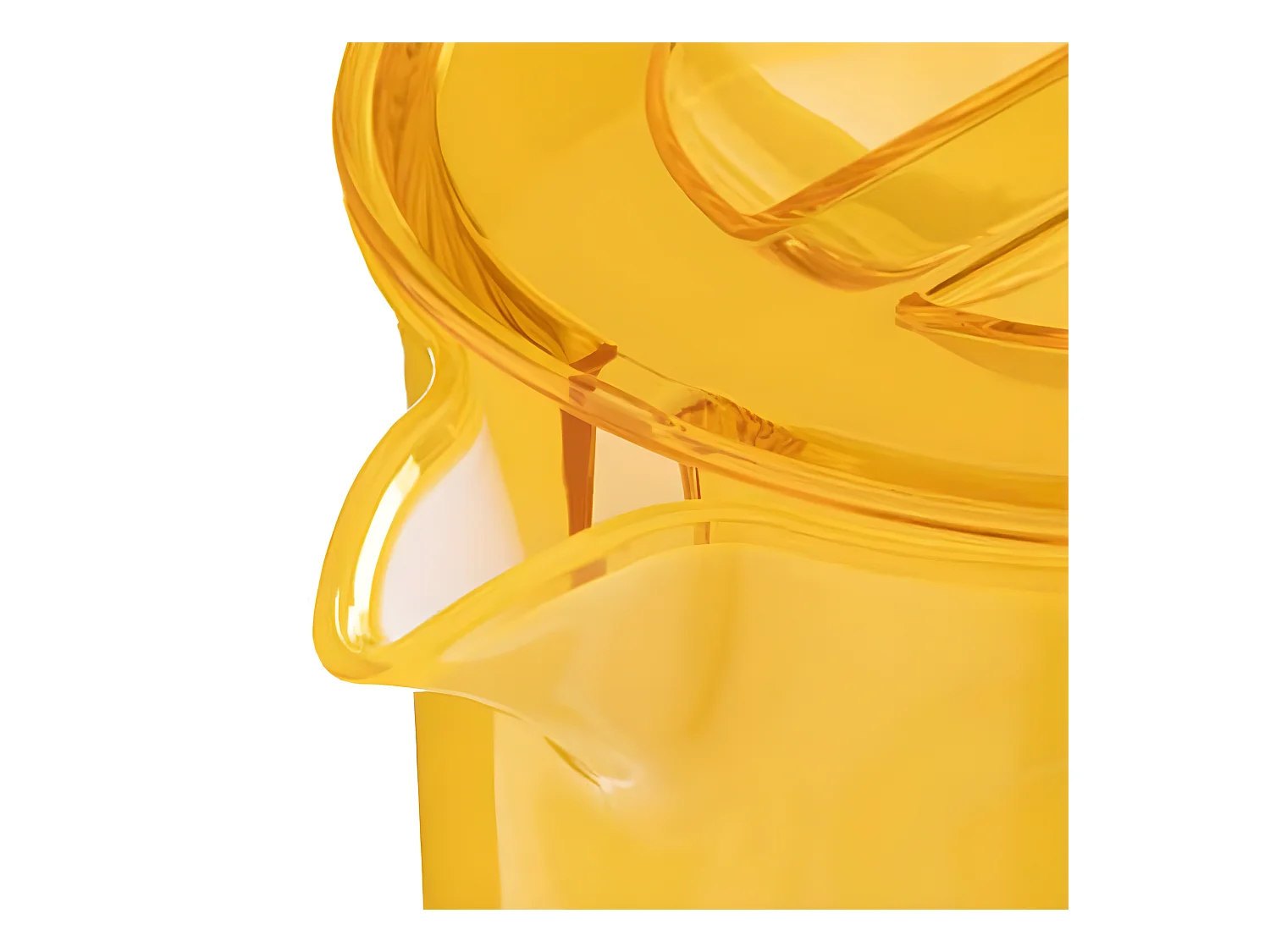 Pichet Réutilisable "Square" 1,95L Moutarde