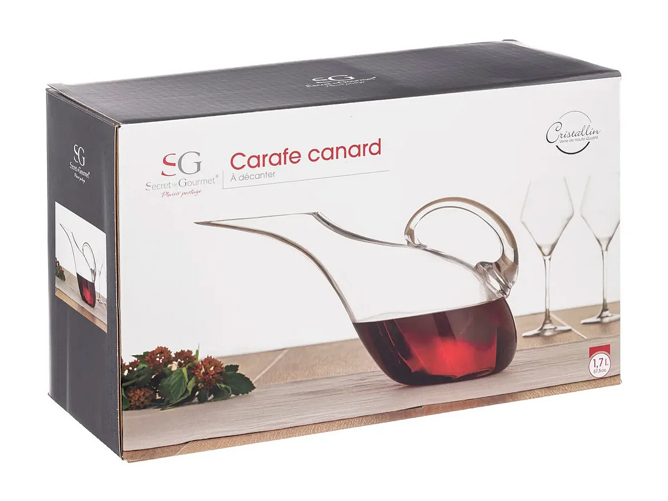 Carafe à Décanter "Canard" 171cl Transparent