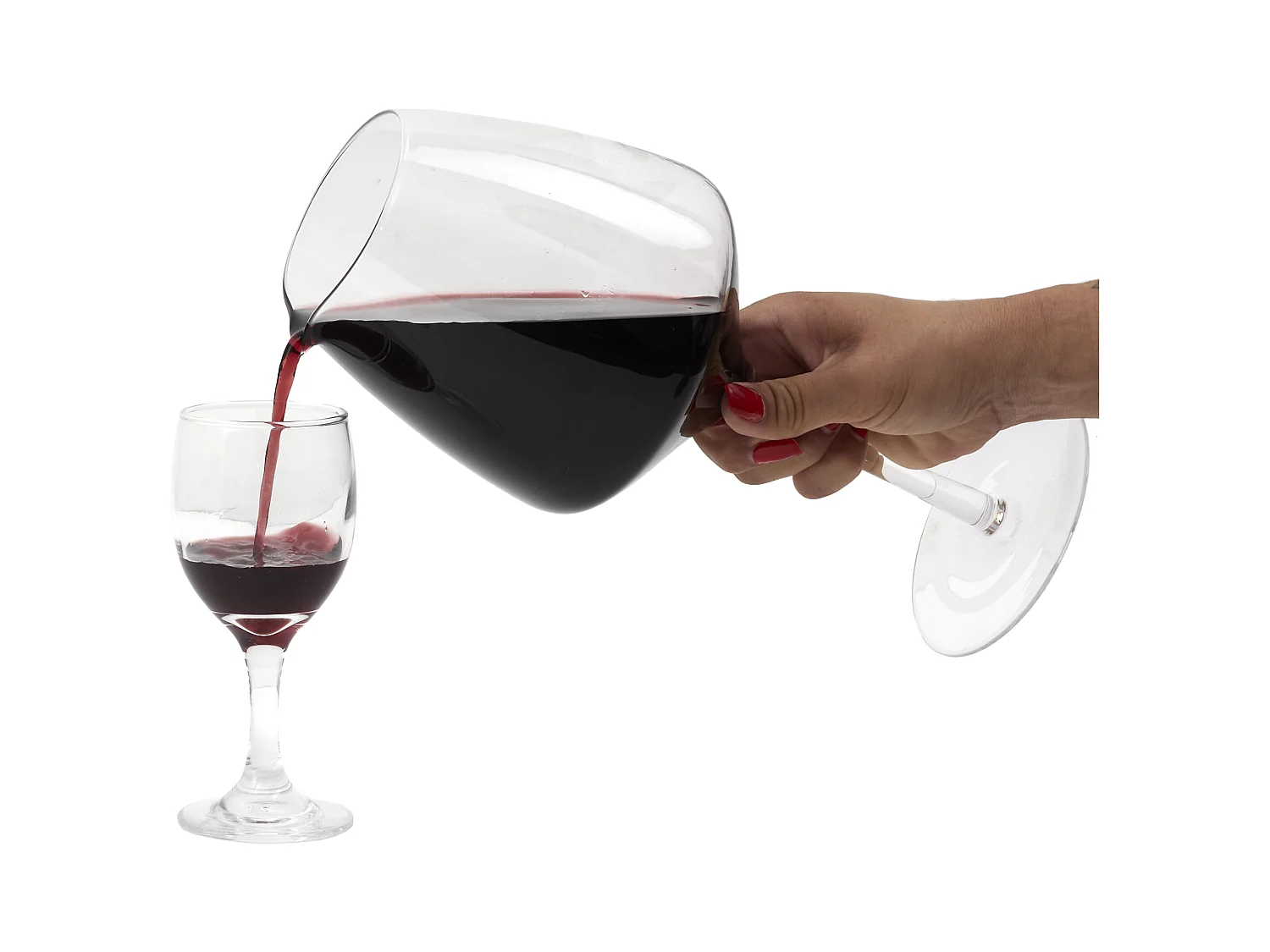 Carafe Vin Forme Verre 1.6l Blanc