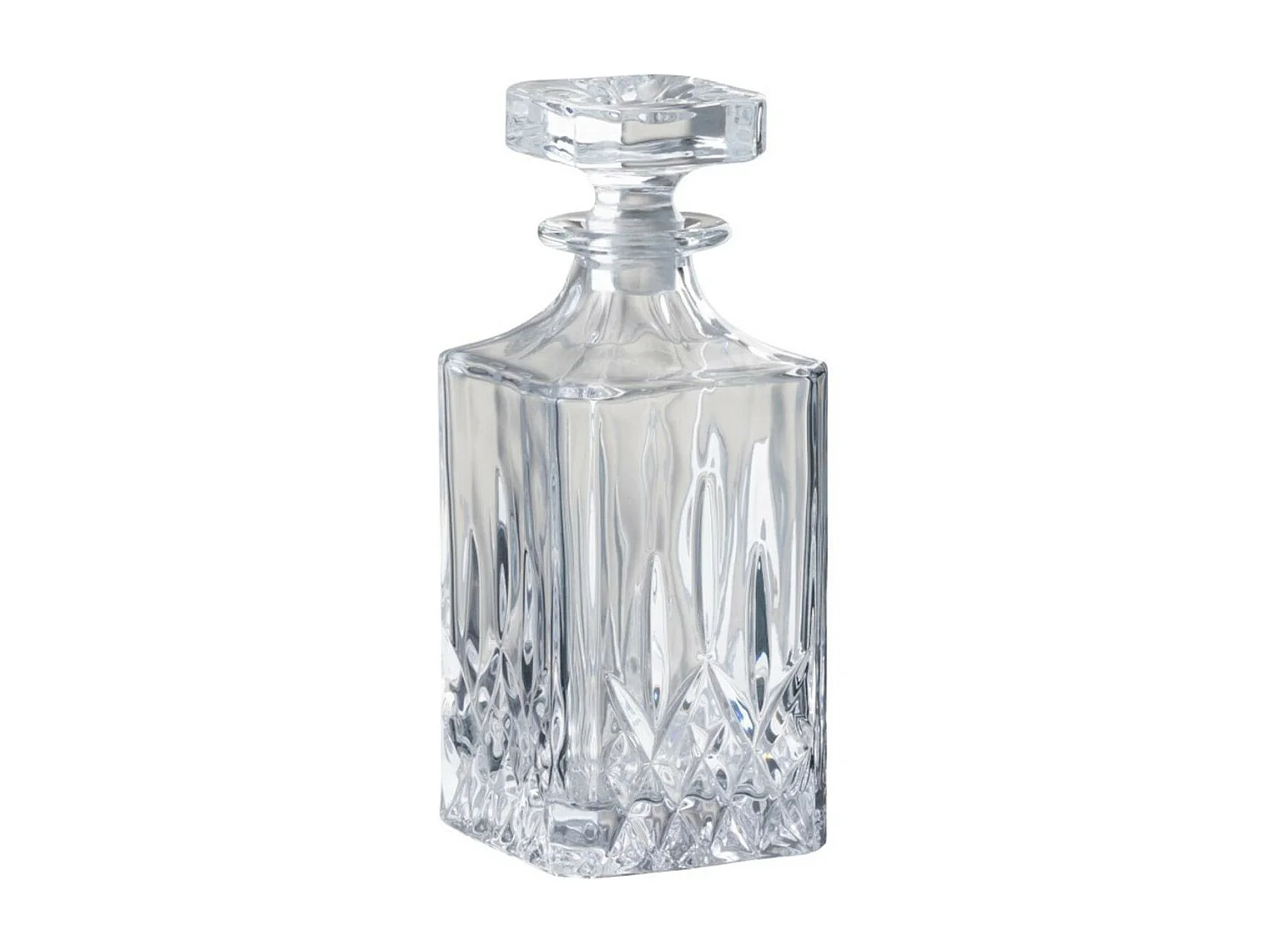 Carafe & Bouchon Design "Taille" 22cm Transparent
