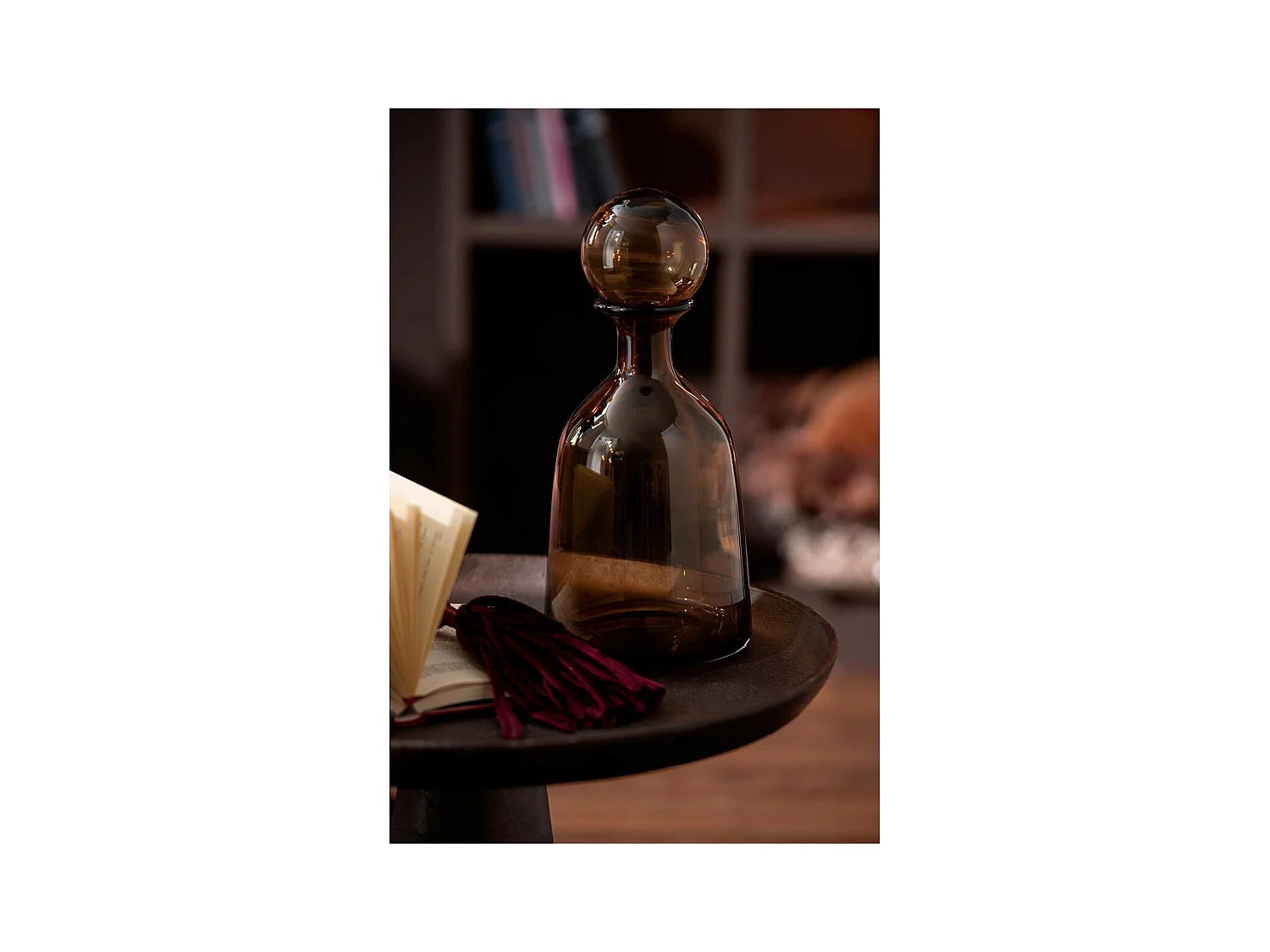 Bouteille avec Bouchon Uni "Joyce" 28cm Marron