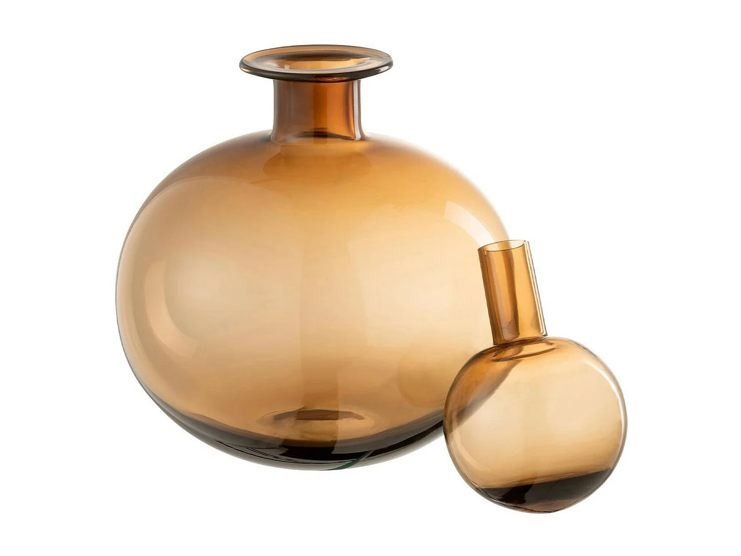 Bouteille avec Bouchon Uni "Joyce" 28cm Marron