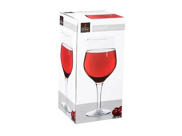 Carafe sur Pied "Verre" 1,7L Transparent