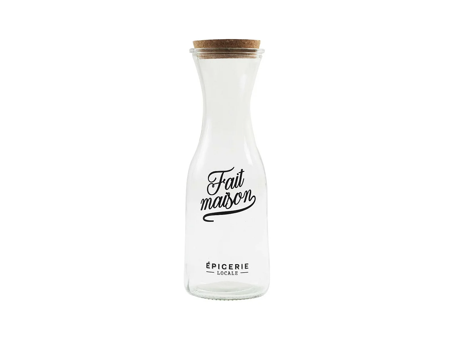 Carafe en Verre Design "Brooklyn" 1L Transparent