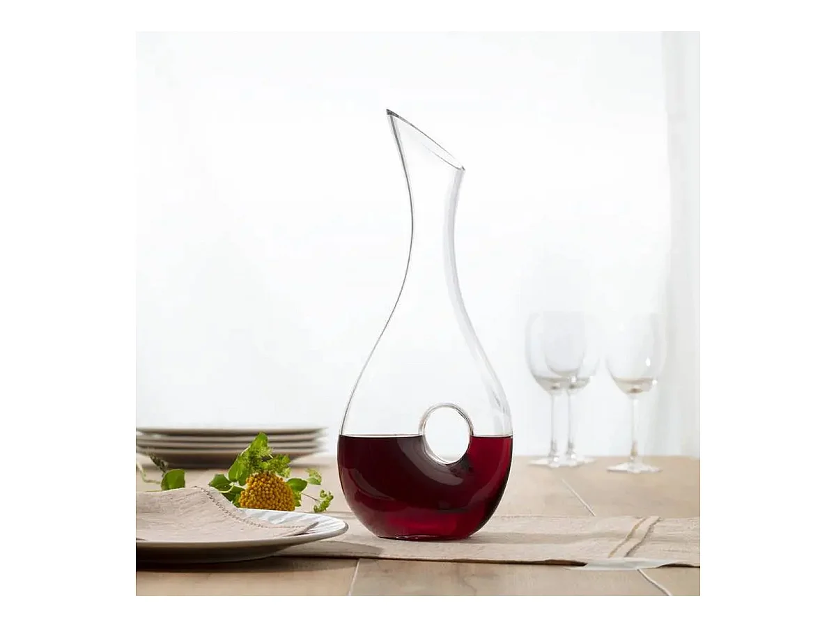 Carafe Design en Verre "Goutte" 1L Transparent