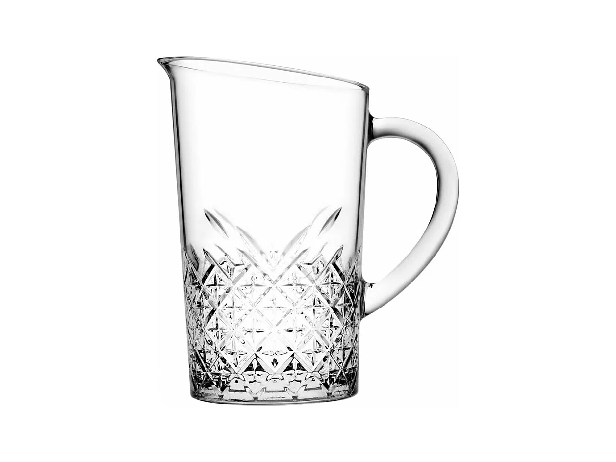 Carafe à Eau en Verre "Timeless" 1,4L Transparent