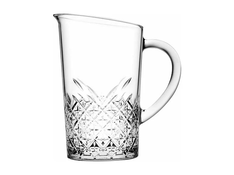 Carafe à Eau en Verre "Timeless" 1,4L Transparent