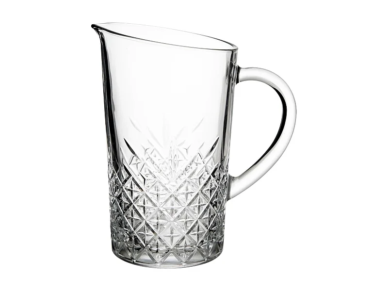Carafe à Eau en Verre "Timeless" 1,4L Transparent