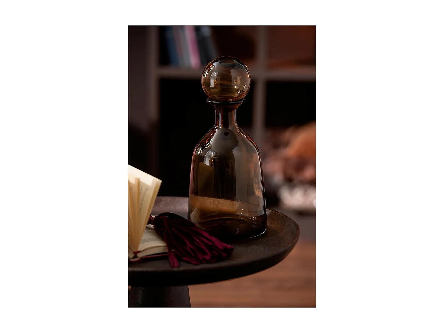 Bouteille avec Bouchon Uni "Joyce" 33cm Marron